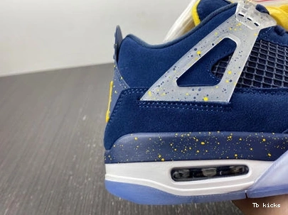 Reps TBK Michigan 3938 Retro 4 Soft Jordan AJ4- 1014